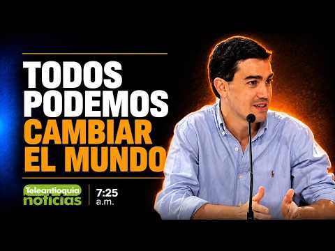 Entrevista Teleantioquia Noticias | Todos Podemos Cambiar El Mundo | Juan David Aristizábal