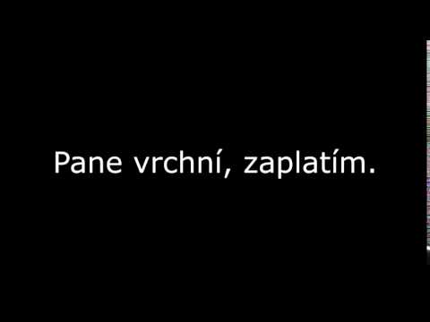 Pane vrchní, zaplatím.