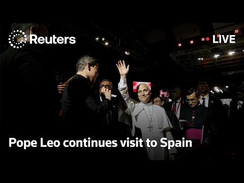 Video Thumbnail: LIVE: Pope Leo continues visit to Spain