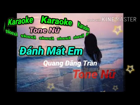Đánh Mất Em Karaoke | Quang Đăng Trần Tone Nữ | Best Chuẩn  | Không Quảng Cáo