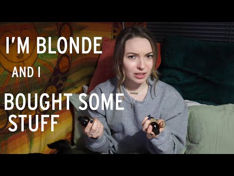 Tiny eco haul and I'm blonde now.