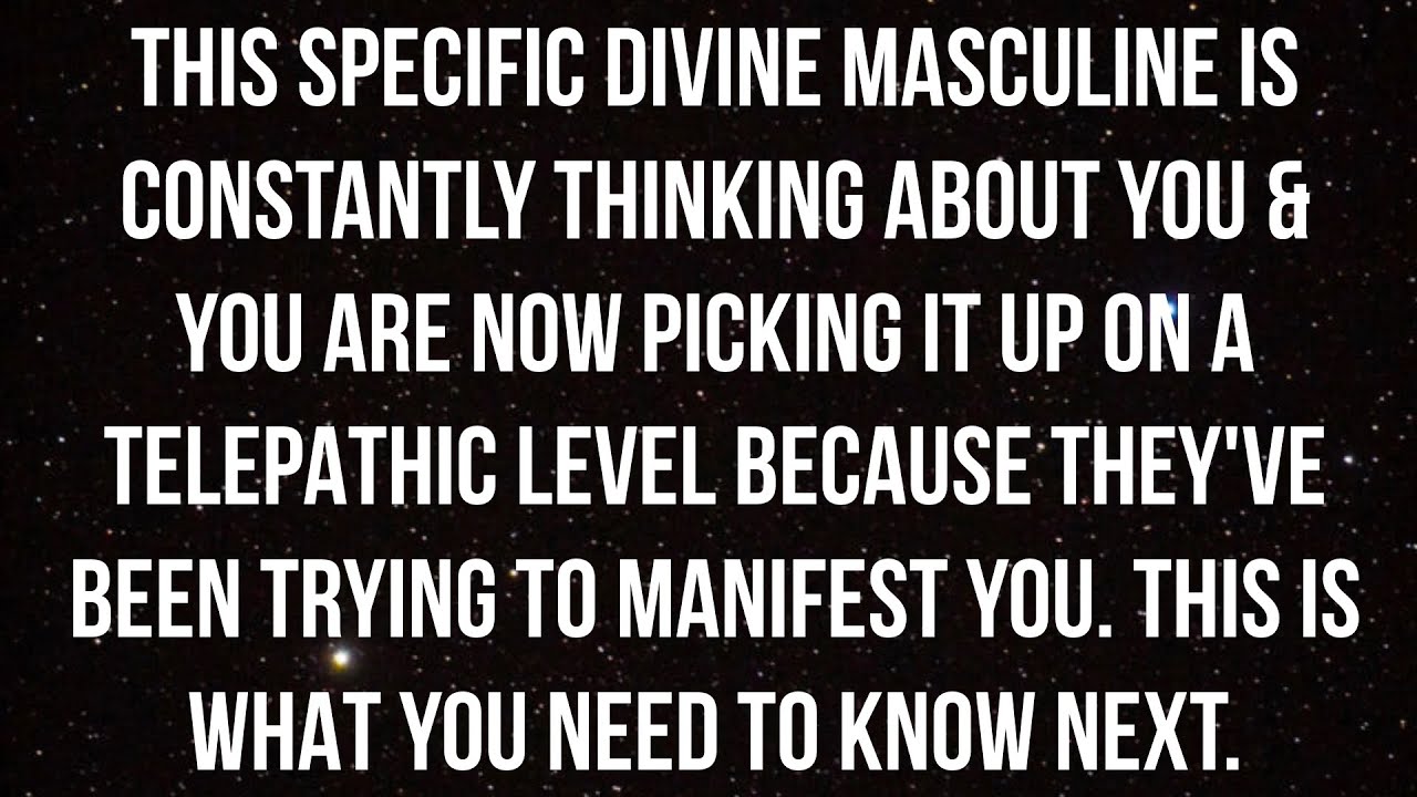 You've Been Thinking About Them Because They're Manifesting You & Constantly Thinking About You...