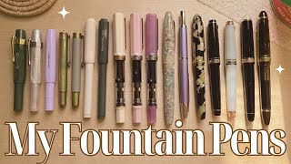 My fountain pen collection — every pen I actually use and why I kept it