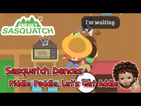 Sneaky Sasquatch - Sasquatch Dance | Piddle Paddle, Let's Get Addle