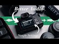 Fujifilm Audio Settings Explained Better Sound Quality Simple Settings Must Do Settings