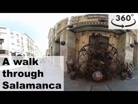 360 Salamanca, Espanha. Um passeio turístico pela cidade