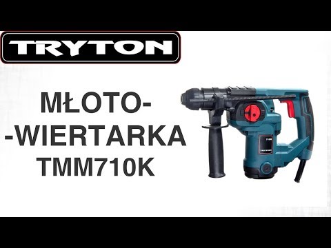Młoto-wiertarka Smūginis gręžtuvas SDS+ 710 W Tryton video