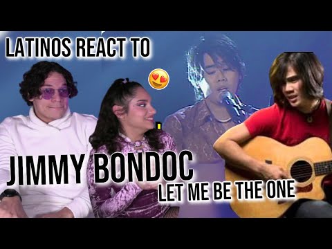 Latinos react to JIMMY BONDOC for the first time | Let Me Be The One (MYX Live)| REACTION