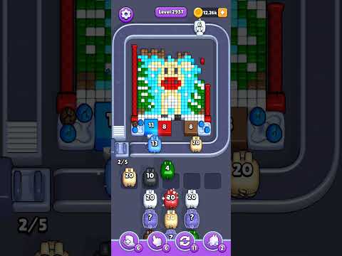 Pixel Flow Level 2937 Walkthrough
