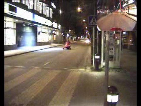 Getaway Snowmobile through Gävle