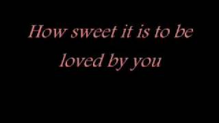 James Taylor - How Sweet It Is (To Be Loved By You) video