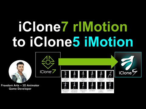 iClone 7 Motion to iClone 5 in 1-minute