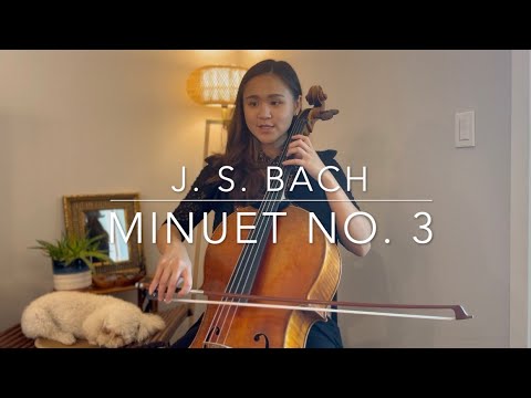 Minuet No.  3 (Cello Play Along) | Suzuki Cello Book 3