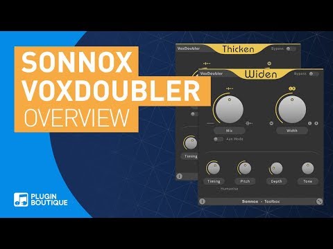 VoxDoubler by Sonnox | Vocal Doubler VST Plugin Tutorial & Review of Main Features