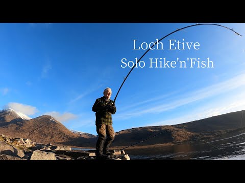 Loch Etive | Solo hike'n'fish in December