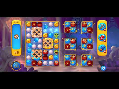 Fishdom level 9891 no boosters フィッシュダム ノーマル