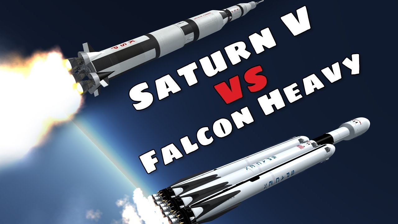 Apollo Saturn V vs the SpaceX Falcon Heavy