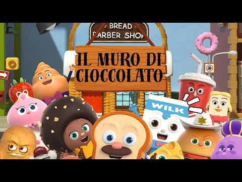IL MURO DI CIOCCOLATO | Il barbiere pasticcere | cartoni animati