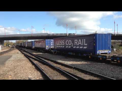 447N 0615 Daventry Drs (Tesco) to Mossend Euroterminal 66431 66427 passing derby