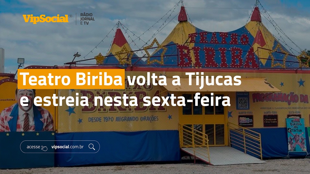 Teatro Biriba volta a Tijucas e estreia nesta sexta-feira; saiba detalhes