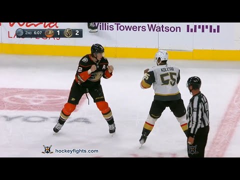 Josh Manson vs Keegan Kolesar Oct 29, 2021