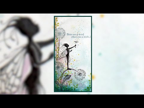 Olivia Catches a Dandelion Seed by Tracey Dutton - A Lavinia Stamps Tutorial