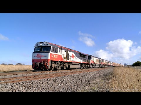 SCT 2PM9 Mixed Freight & Steel Train With Four Diesel Locomotives & 96 Wagons (12/7/2024) - PoathTV