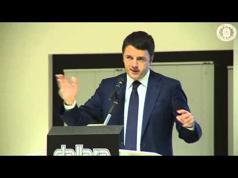 Il Presidente del Consiglio, Matteo Renzi visita le fabbriche "Pizzarotti e Dallara" di Parma.