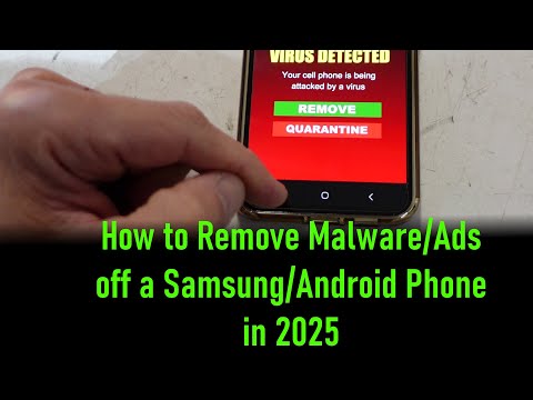 How to clear ad's and malware off a samsung Android phone