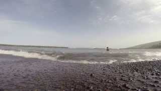 preview picture of video 'La orilla del mar en la Playa de Güimar con una GoPro'