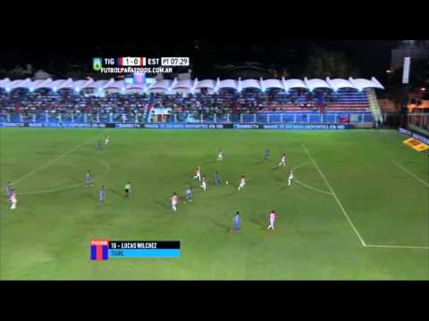 Gol de Wilchez. Tigre 1 - Estudiantes 0. Fecha 9. Primera División 2015. FPT.