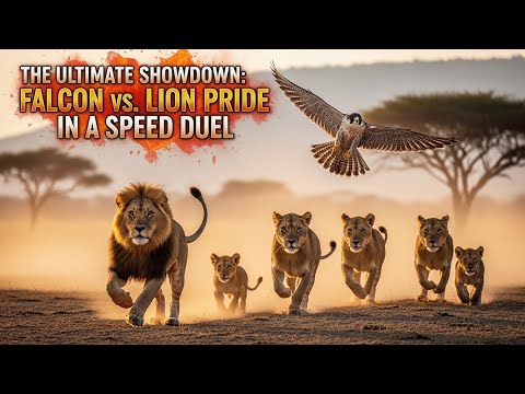 The Ultimate Showdown_ Falcon vs. Lion Pride in a Speed Duel