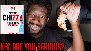 KFC WHAT THE FREAK IS THIS LOL?! Trying The CHIZZA