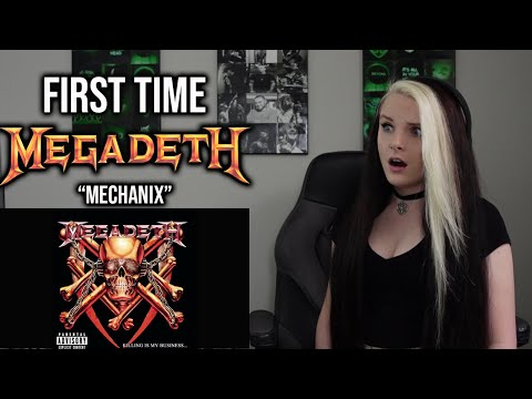 FIRST TIME listening to MEGADETH - "Mechanix" REACTION