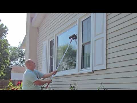 Eazer 2-in-1 Window Cleaner Tool with 64'' Window Squeegee