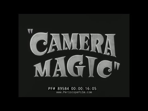 1940s SPECIAL EFFECTS PHOTOGRAPHY & ILLUSIONS FILM   " CAMERA MAGIC " OPTICAL PRINTER 89584