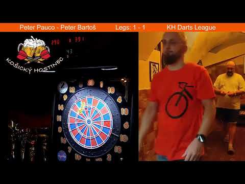 Peter Bartoš - Peter Pauco (KH Darts League)