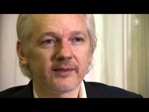 WikiLeaks-Gründer Julian Assange im ARD Interview , Frank Jahn, ARD London