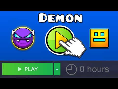 Can a Geometry Dash noob beat a Demon as their first Level?