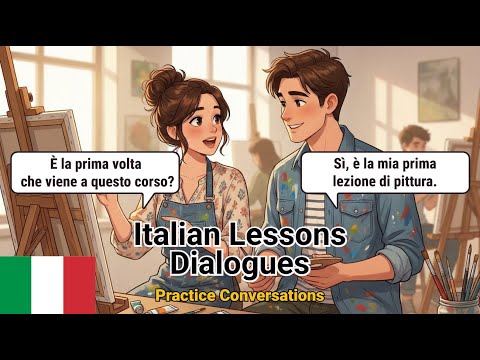 12 Easy Italian Conversations  (A1-A2)  |  Hobbies and Free Time