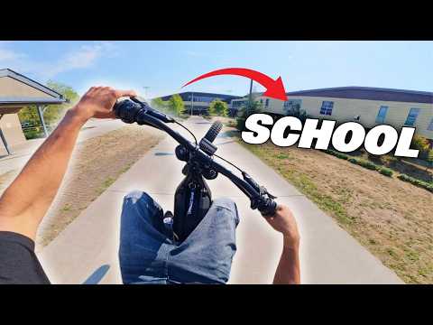 I Took My $5000 Surron To School!