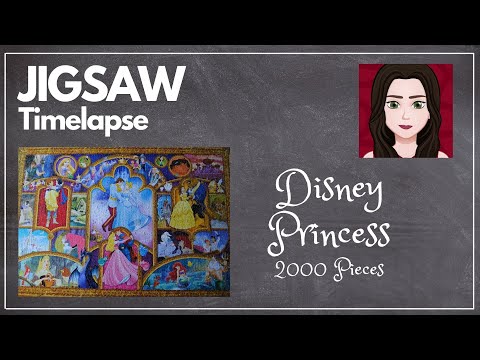 👑 Disney Princess 2000-Piece Puzzle Timelapse | Magical Jigsaw Build ✨