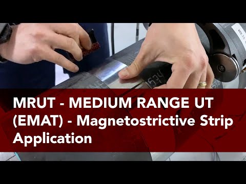 MRUT - MEDIUM RANGE UT (EMAT) - Magnetostrictive Strip Application