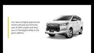 One Way Cab from Delhi to Chandigarh