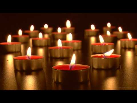 ????Virtual Candles: Relaxing Burning Tealights with Soothing Wind Chimes (HD)