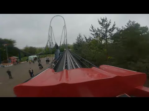 My son took my GoPro on Stealth at Thorpe  park