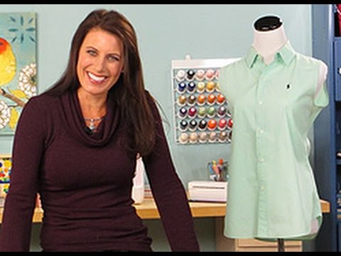 Angela Wolf Teaches How To Add Darts to a Shirt on It's Sew Easy (309-2)