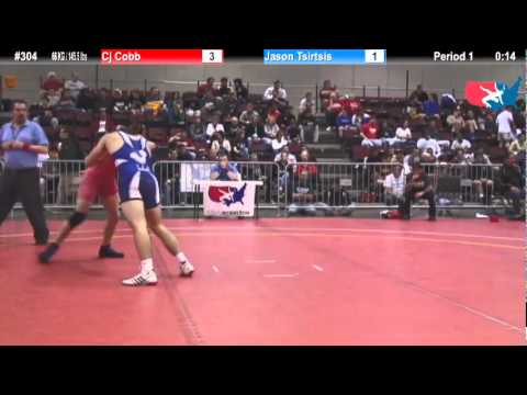 FILAJRFS: 66 KG / 145.5 lbs: Cj Cobb (Penn) vs. Jason Tsirtsis (Region WA)