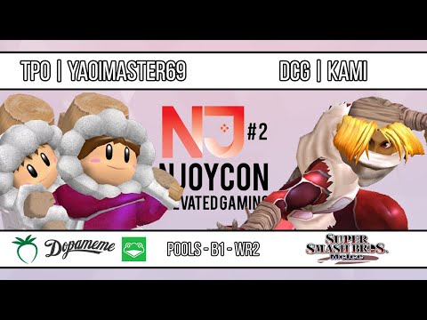 nJoyCon 2 - TPO | YaoiMaster69 (Ice Climbers) VS DCG | Kami (Sheik) - SSBM - Pools B1 (WR2)