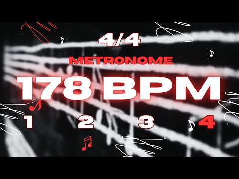 178 BPM - 4/4 Metronome